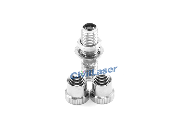 SMA 905 Singal Core Fiber Optic Adapter Metal Flange